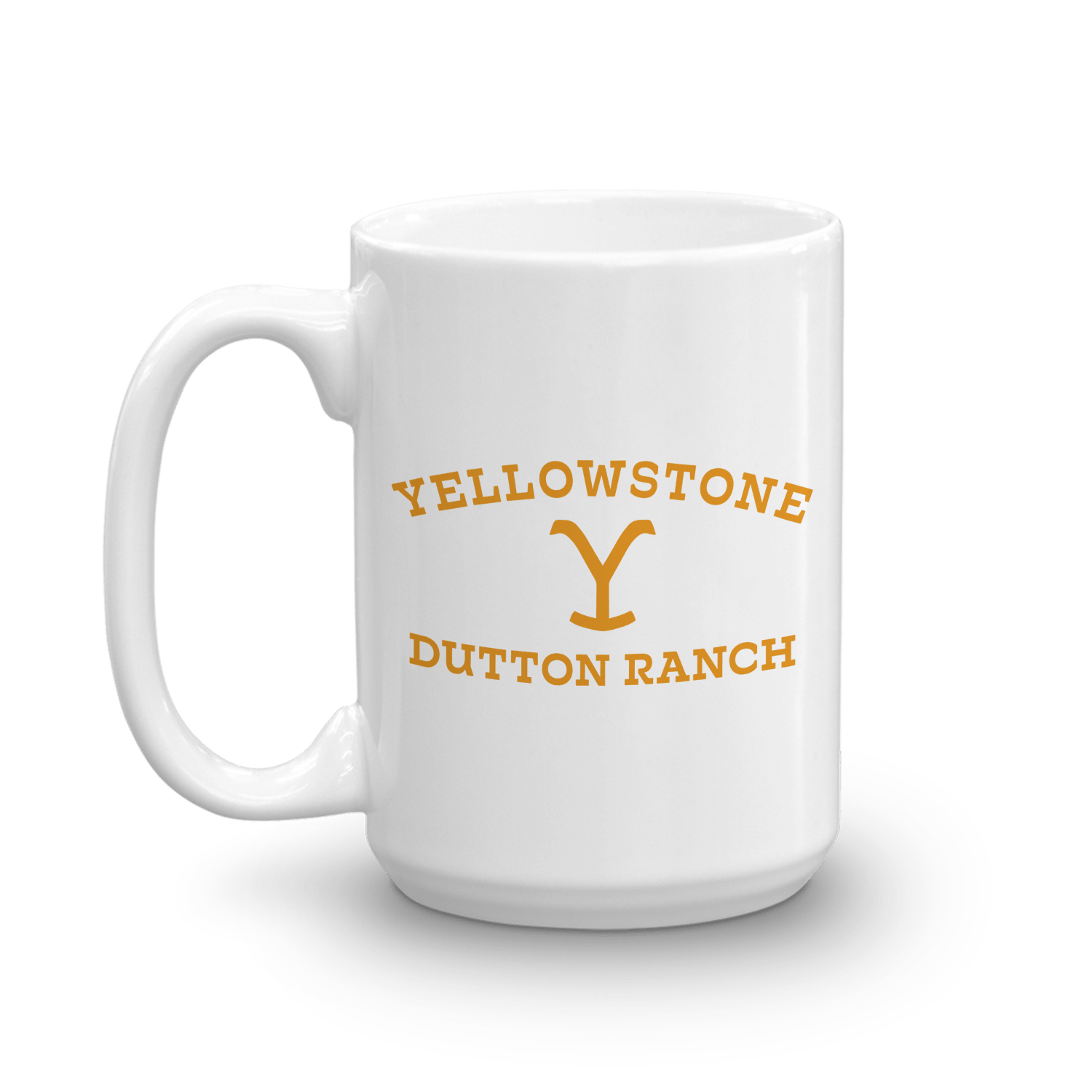 Yellowstone Dutton Ranch Logo White Mug - Paramount Shop