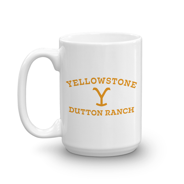 Yellowstone Dutton Ranch Logo White Mug – Paramount Shop