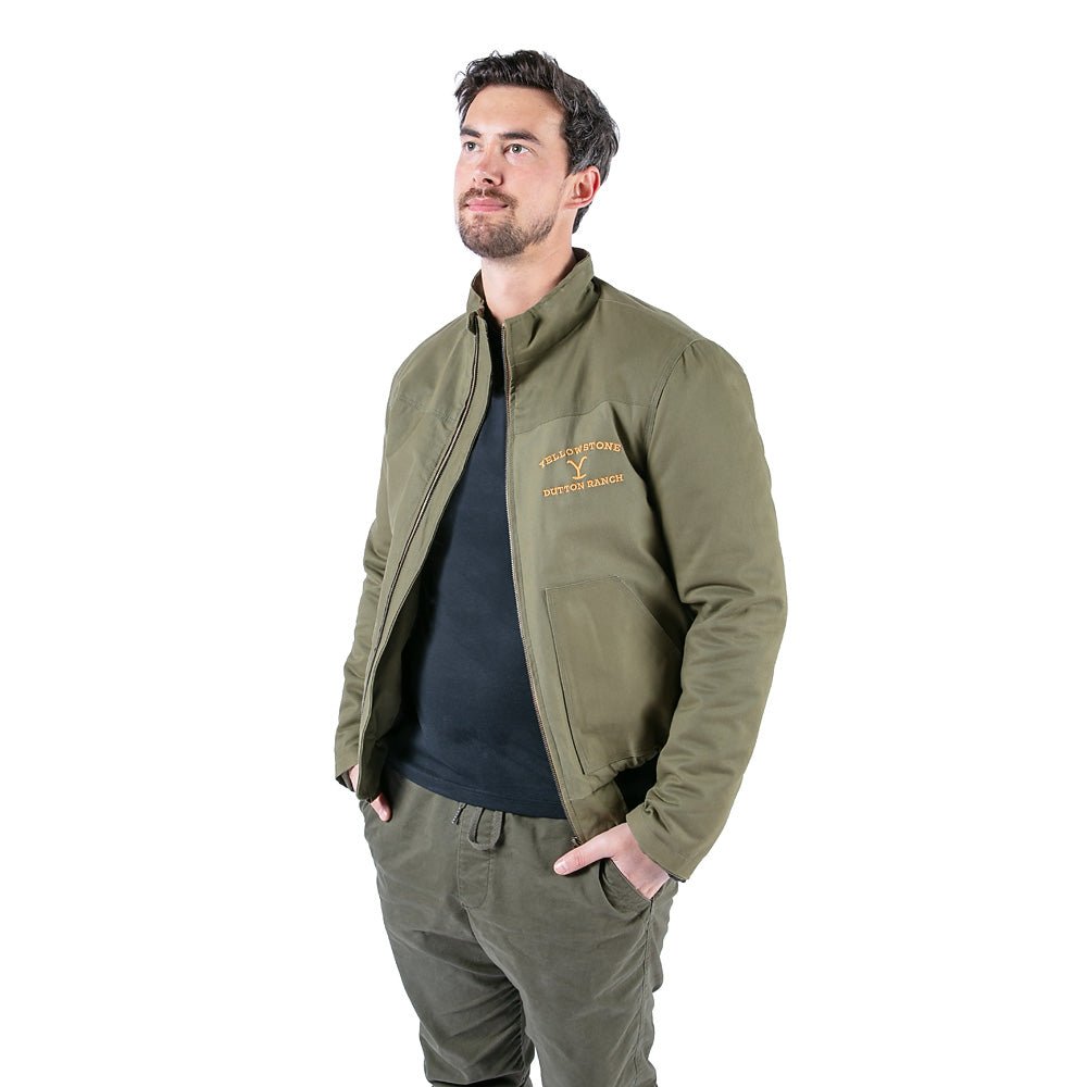 Yellowstone Dutton Ranch Olive Jacket - Paramount Shop