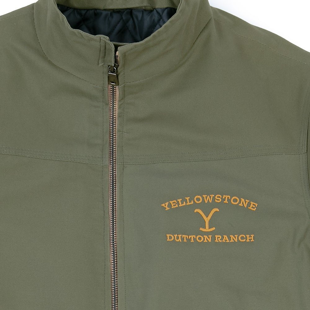 Yellowstone Dutton Ranch Olive Jacket - Paramount Shop