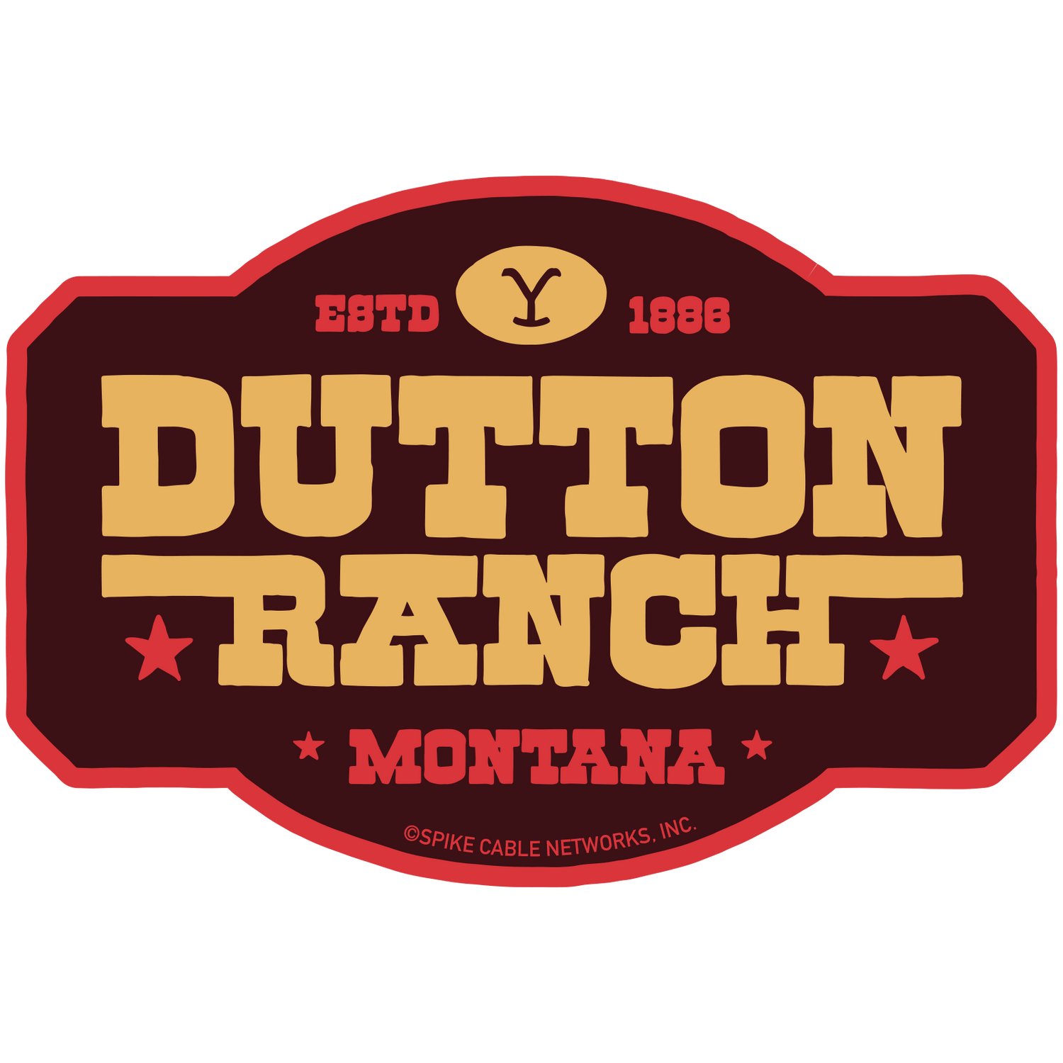 Yellowstone Dutton Ranch Patches Stickers Assorted Pack of 3 - Paramount Shop