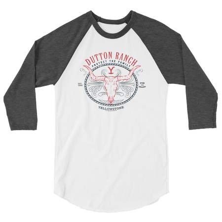 Yellowstone Dutton Ranch Protect the Family Raglan T - Shirt - Paramount Shop