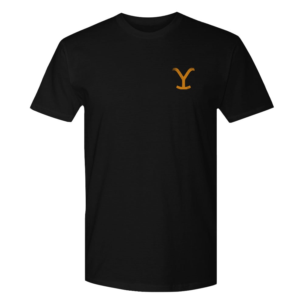 Yellowstone Dutton Ranch Scenery Back Print Short Sleeve T - Shirt - Paramount Shop
