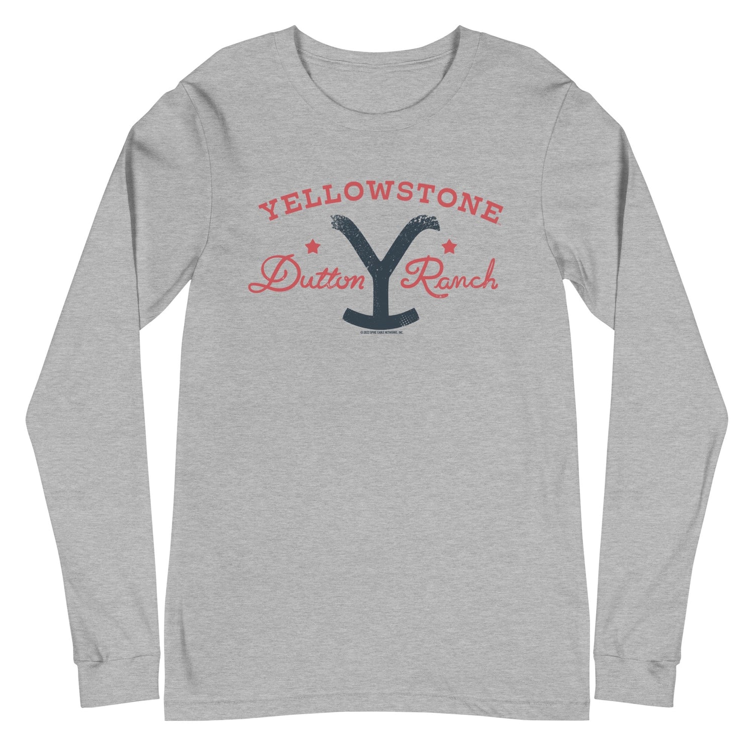 Yellowstone Dutton Ranch Star Adult Long Sleeve T - Shirt - Paramount Shop