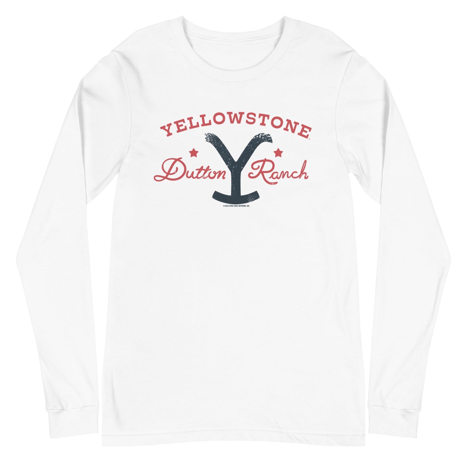 Yellowstone Dutton Ranch Star Adult Long Sleeve T - Shirt - Paramount Shop