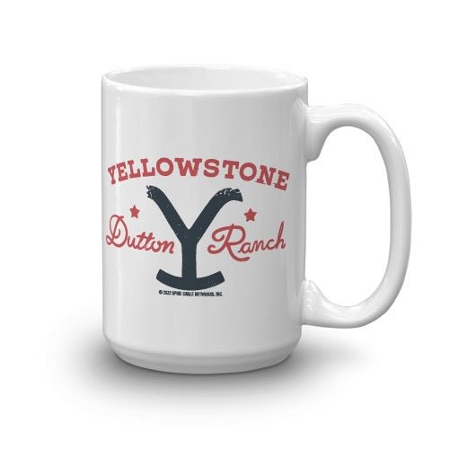 Yellowstone Dutton Ranch Star White Mug - Paramount Shop