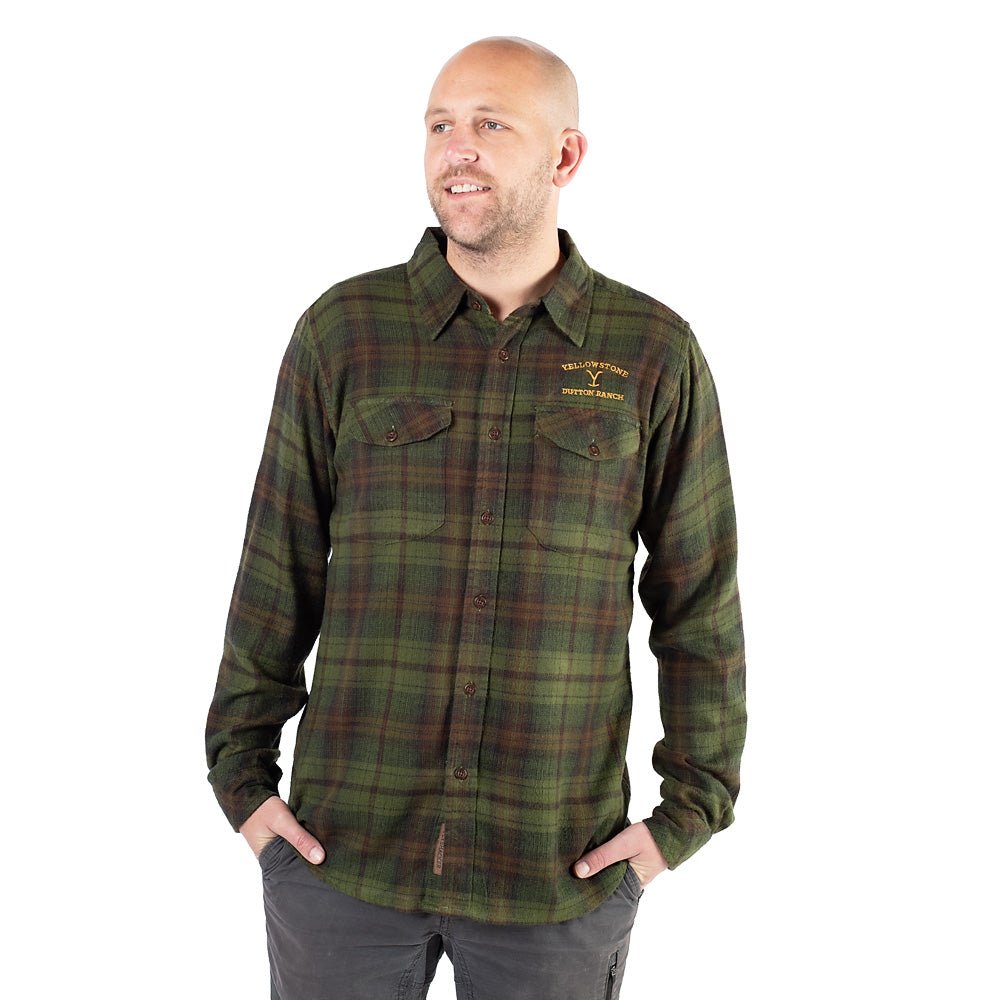 Yellowstone Embroidered The Wyatt Flannel Shirt - Paramount Shop