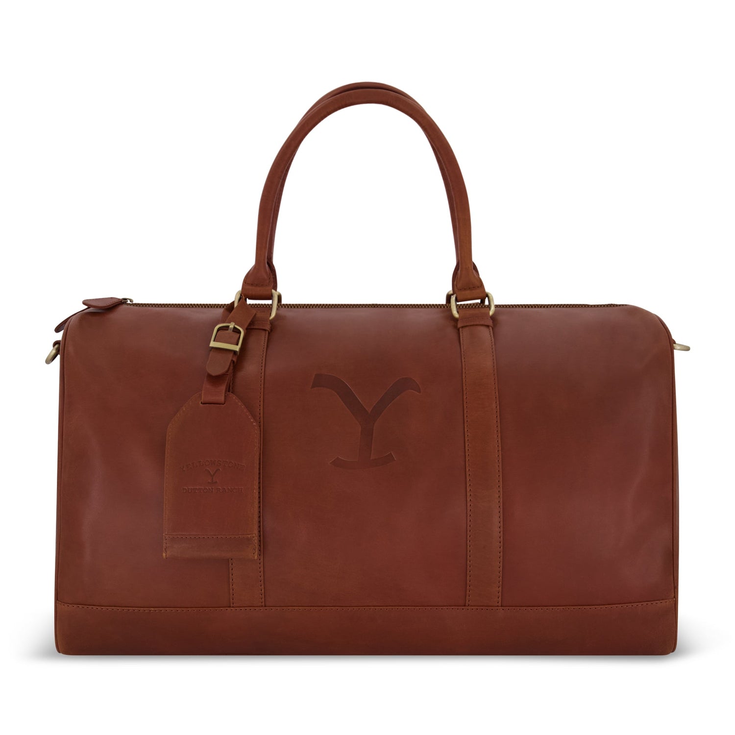 Yellowstone Hand - Crafted Genuine Leather Duffel Bag - Paramount Shop