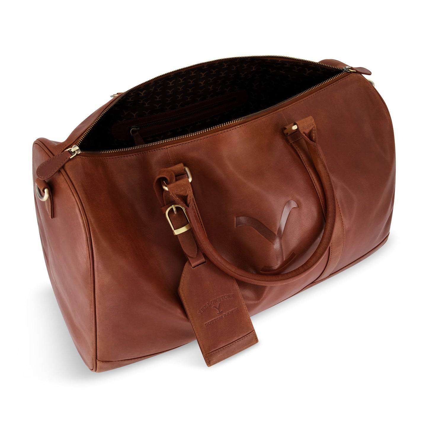 Yellowstone Hand - Crafted Genuine Leather Duffel Bag - Paramount Shop