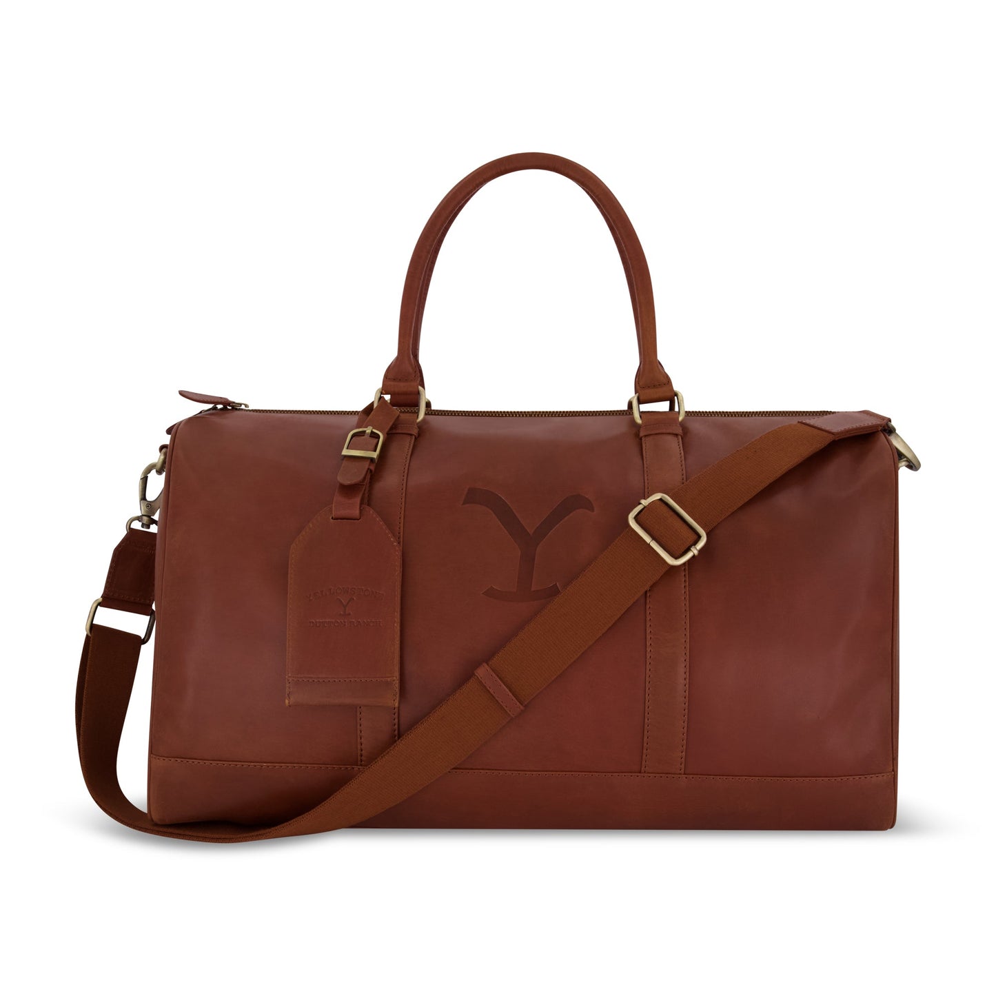 Yellowstone Hand - Crafted Genuine Leather Duffel Bag - Paramount Shop