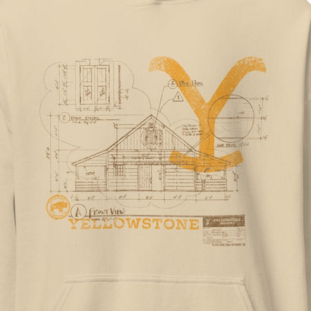 Yellowstone Historic Blueprint Hoodie - Paramount Shop