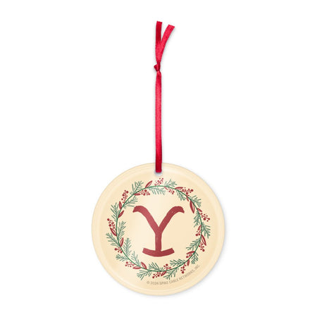 Yellowstone Holiday Wreath Acrylic Ornaments - Paramount Shop