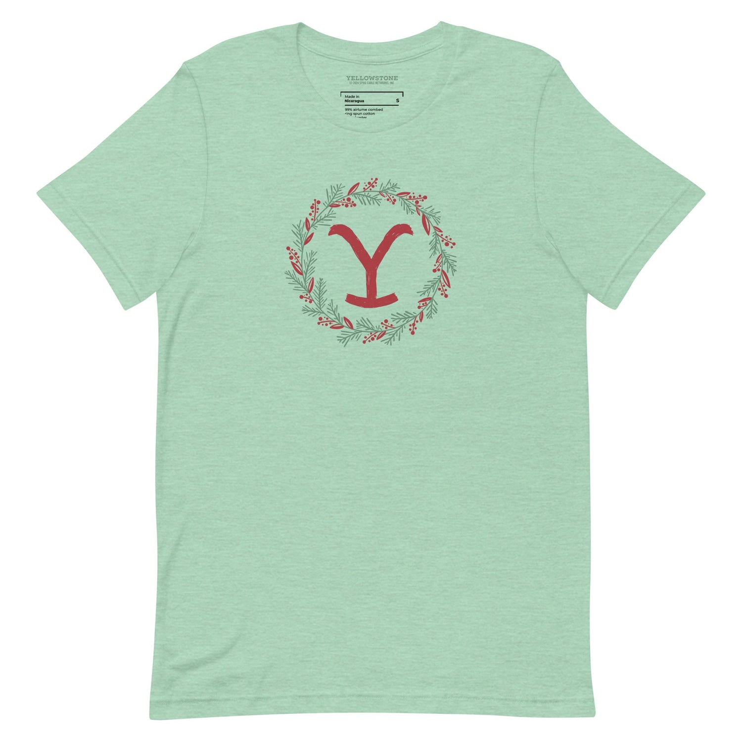 Yellowstone Holiday Wreath Unisex T-Shirt - Paramount Shop