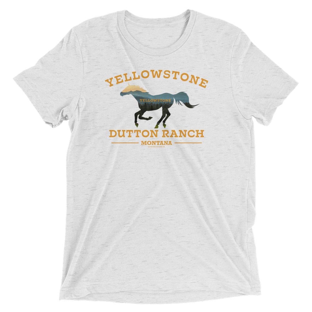 Yellowstone Horse Unisex Tri - Blend T - Shirt - Paramount Shop