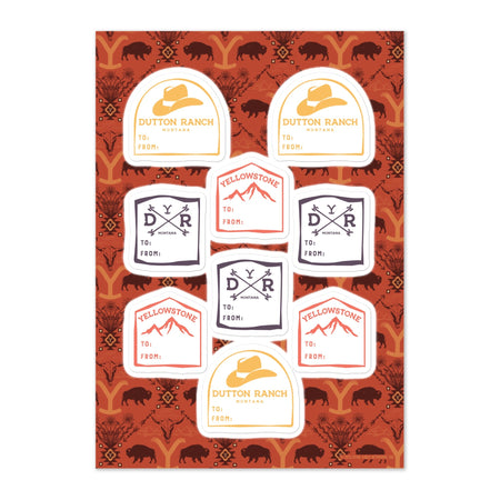 Yellowstone Icons Gift Sticker Sheet - Paramount Shop