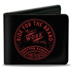Yellowstone Ride for the Brand Dutton Ranch Bi-Fold Wallet