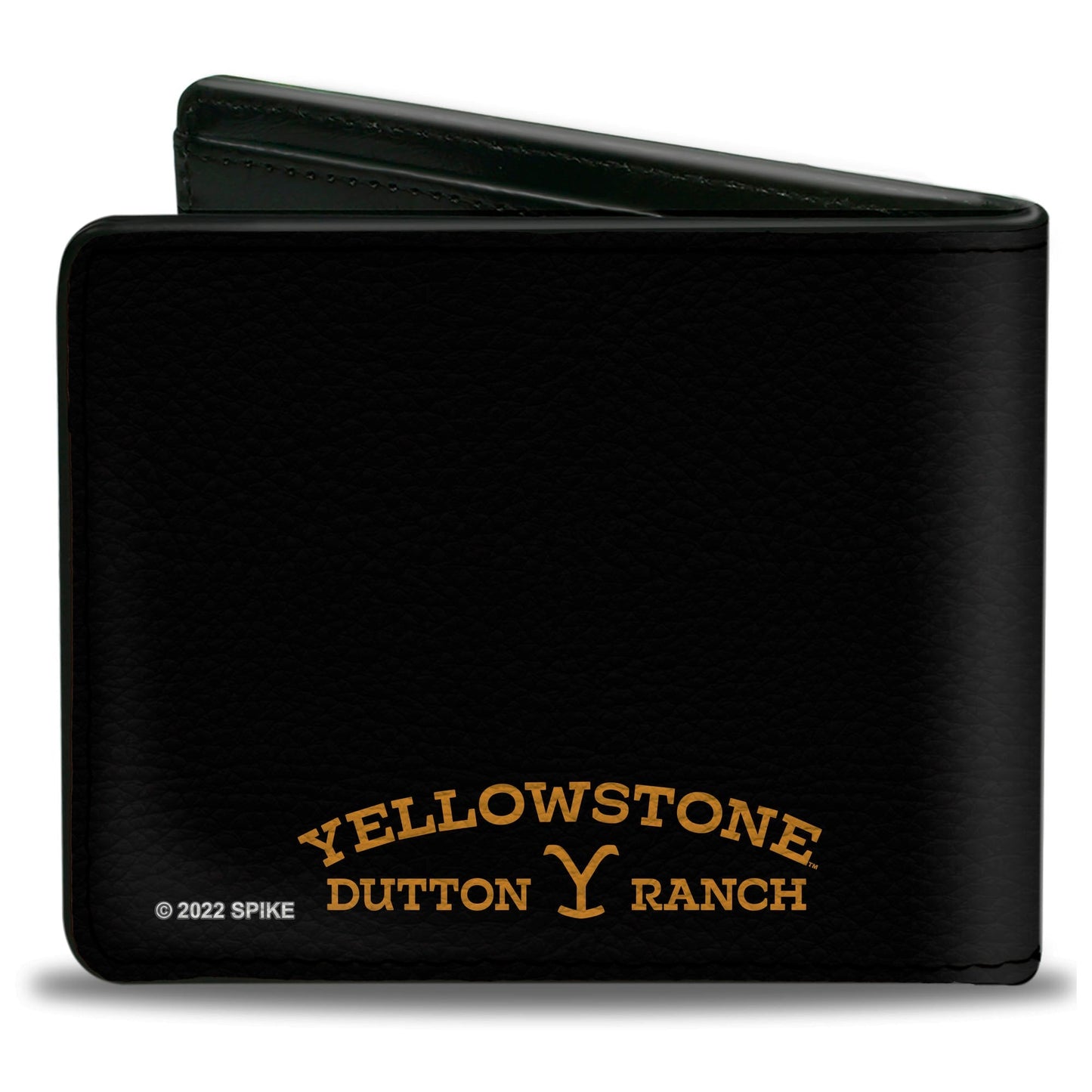 Open Yellowstone wallet showing interior card slots and cash pocket