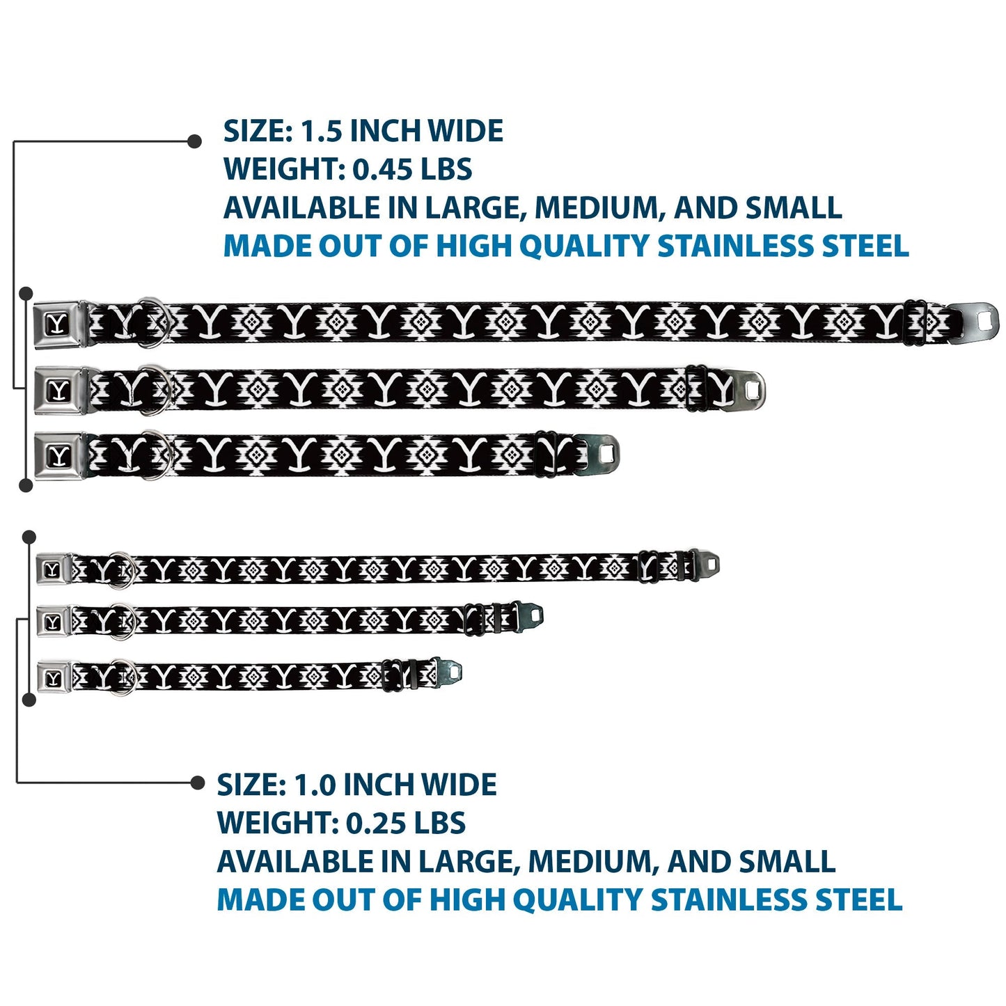 FAQ: Is the buckle functional? Yes, it uses a genuine press-button seatbelt release. Is it durable for large dogs? Yes, it is made from high-density polyester and heavy-duty steel components.