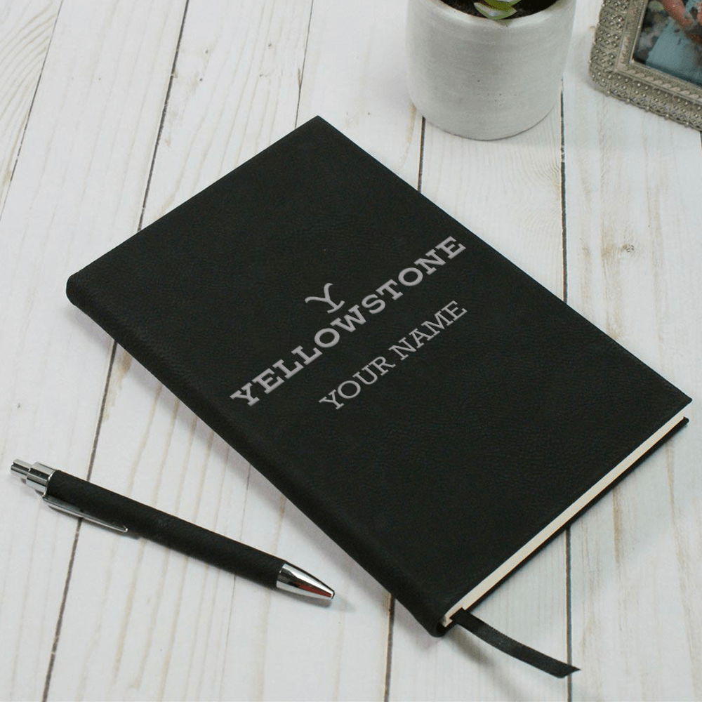 Yellowstone Logo Personalized Journal - Paramount Shop