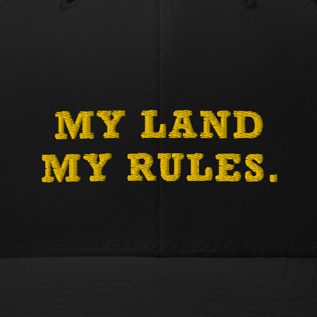 Yellowstone My Land My Rules Retro Trucker Hat - Paramount Shop