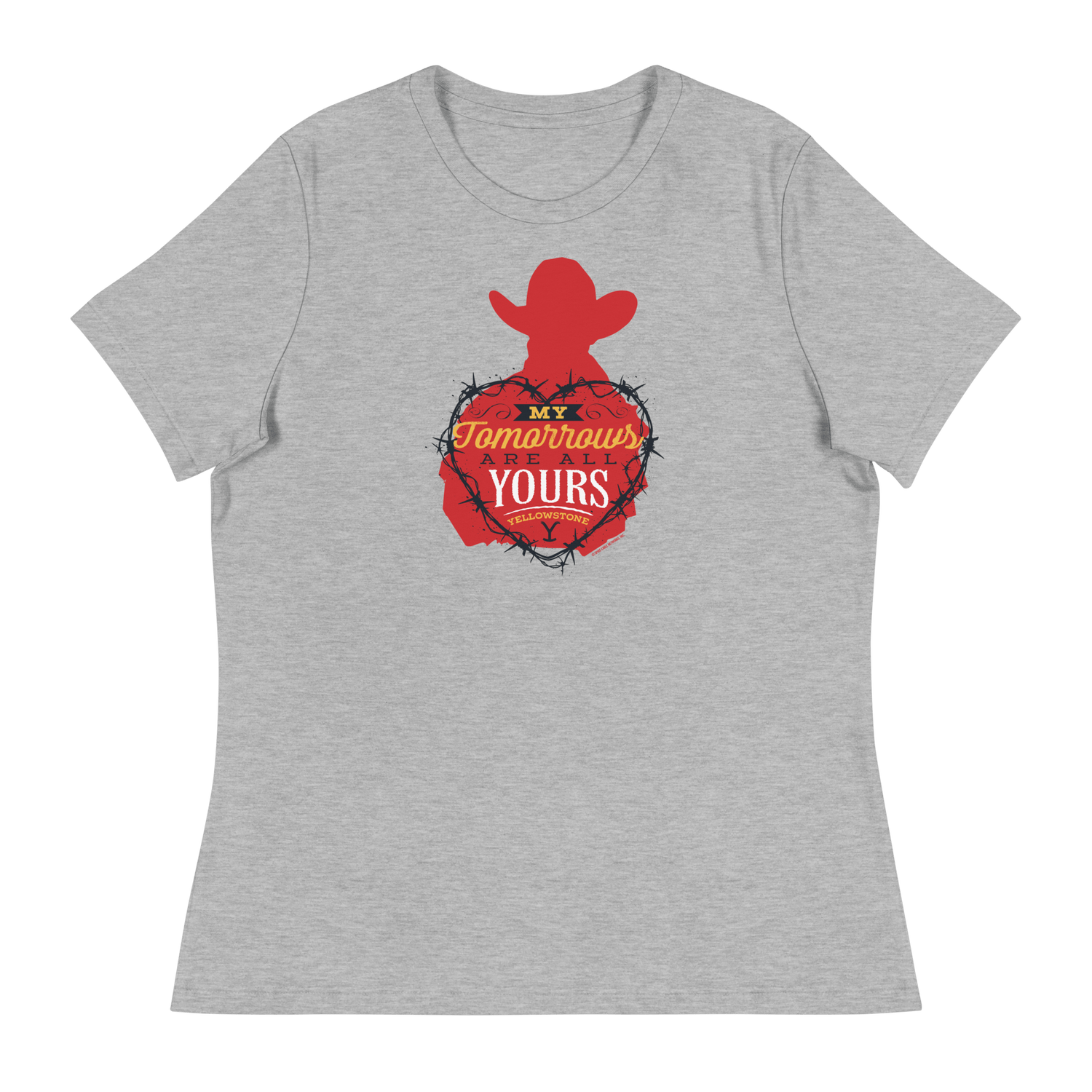 Yellowstone My Tomorrows Are All Yours Cowboy Women's Relaxed T - Shirt - Paramount Shop