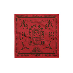 Yellowstone Beschütze die Familie Bandana - Rot / Sm
