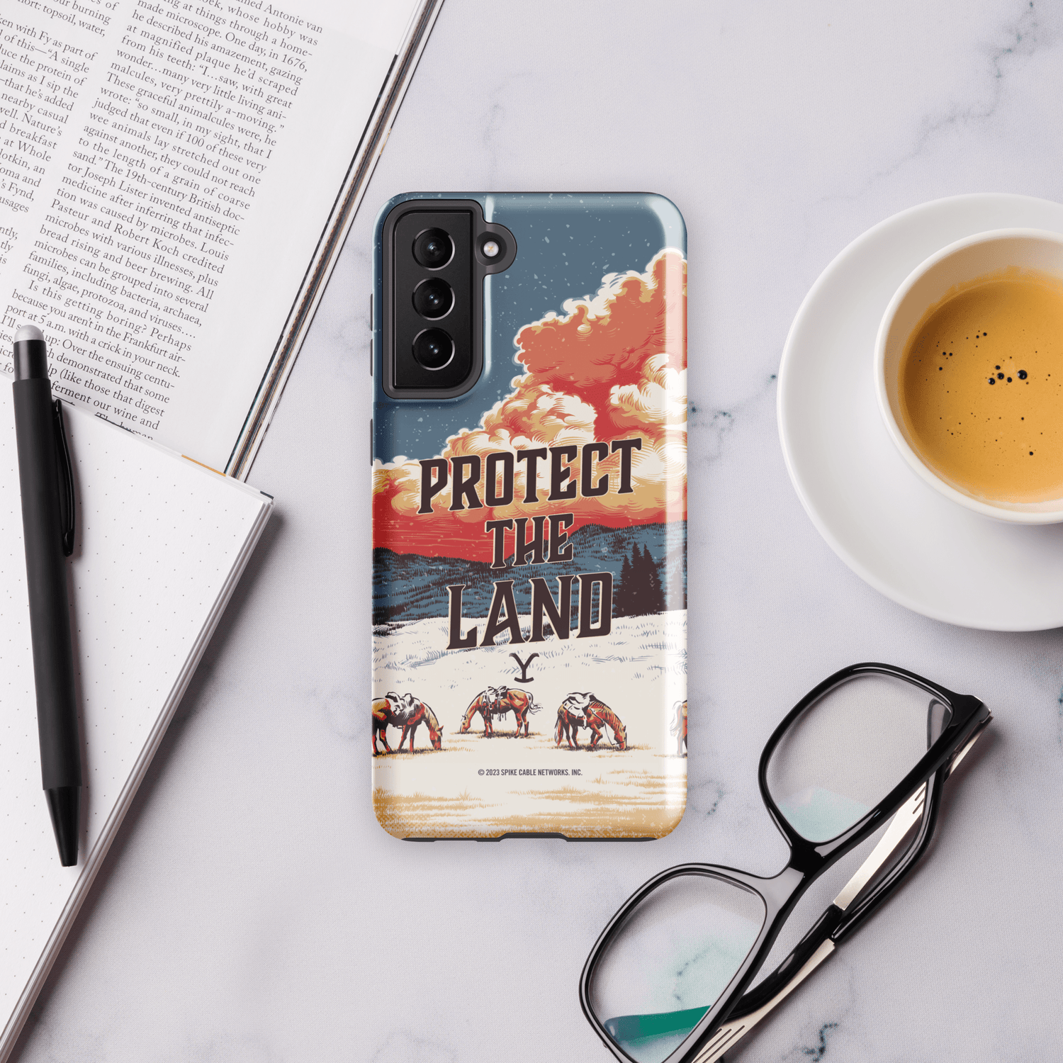Yellowstone Protect the Land Tough Phone Case - Samsung - Paramount Shop