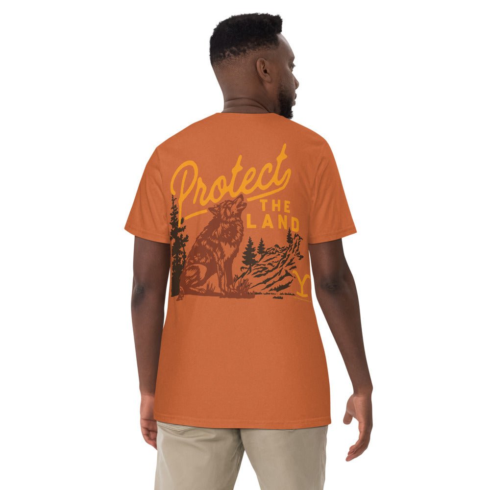 Yellowstone Protect the Land Wolf Comfort Colors T-Shirt - Paramount Shop