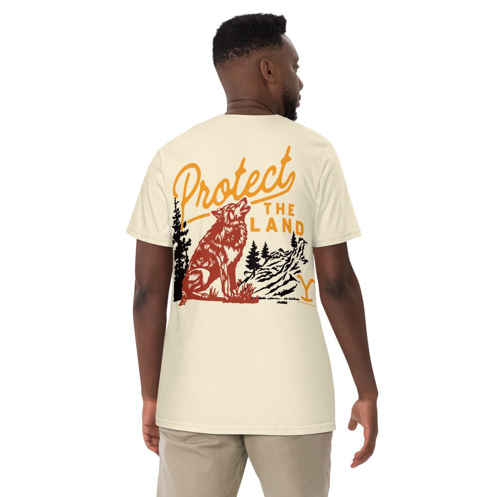 Yellowstone Protect the Land Wolf Comfort Colors T-Shirt - Paramount Shop