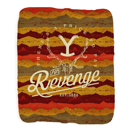 Yellowstone Revenge Sherpa Blanket - Paramount Shop