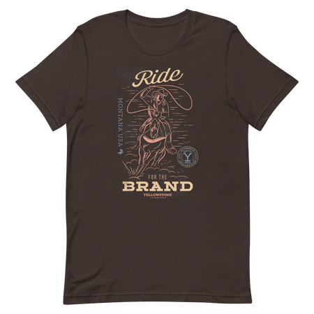 Yellowstone Ride for the Brand Adult Short Sleeve T - Shirt - Paramount Shop