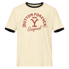 Yellowstone Ringer T-Shirt Dutton Forever - S