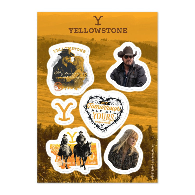 Yellowstone Rip & Beth Sticker Sheet – Paramount Shop