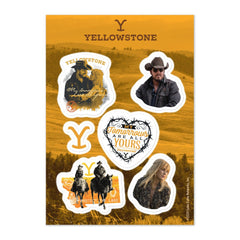 Yellowstone Hoja de pegatinas Rip & Beth - Talla única