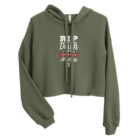 Yellowstone Rip Can Come Down My Chimney Any Time Women's Fleece Crop Hooded Sweatshirt - Paramount Shop