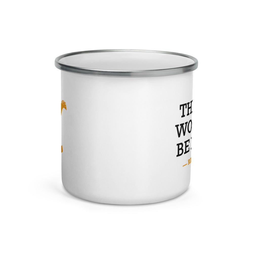Yellowstone Rip Wheeler There's Work To Be Done Enamel Mug - Paramount Shop