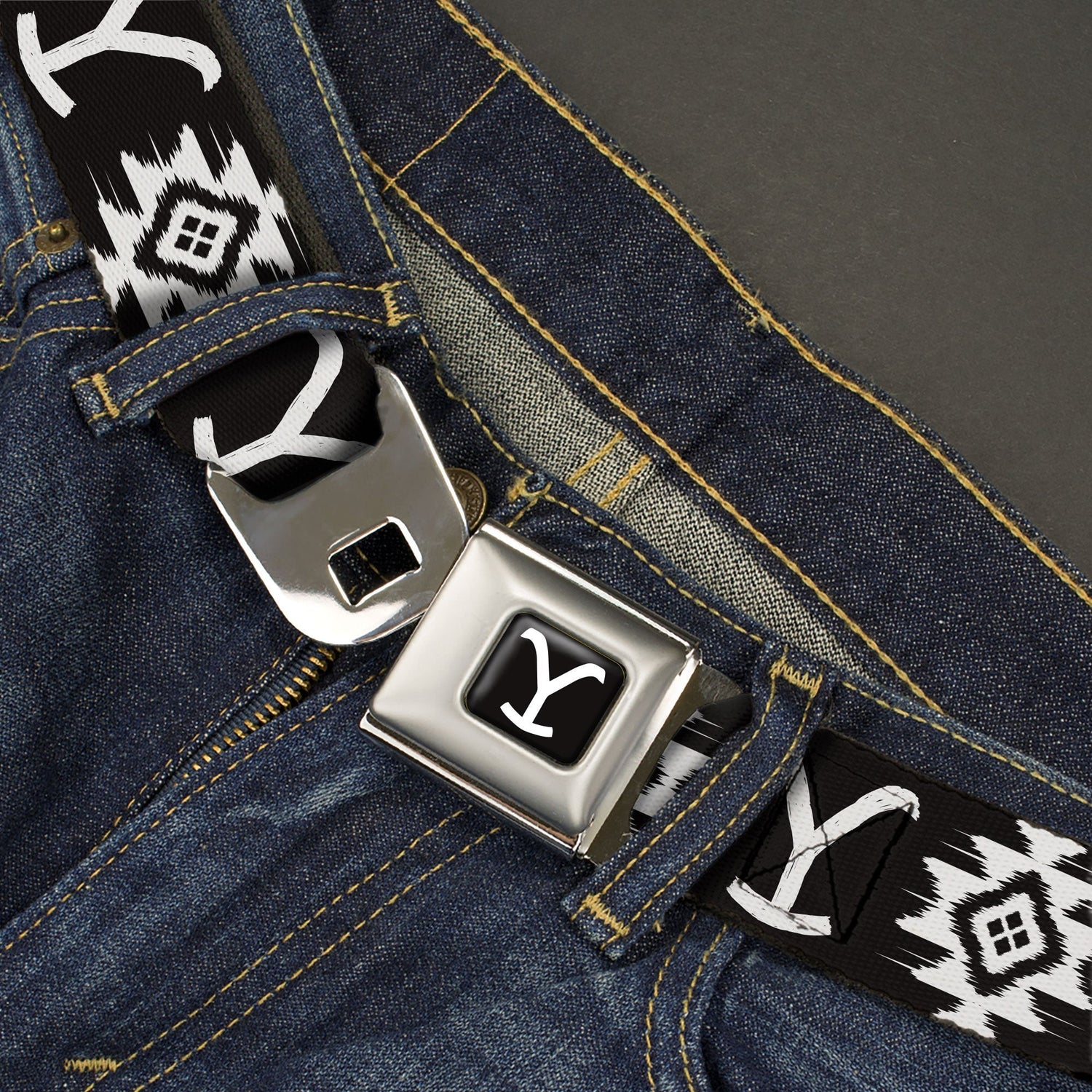 Dutton Ranch Seatbelt Buckle Belt