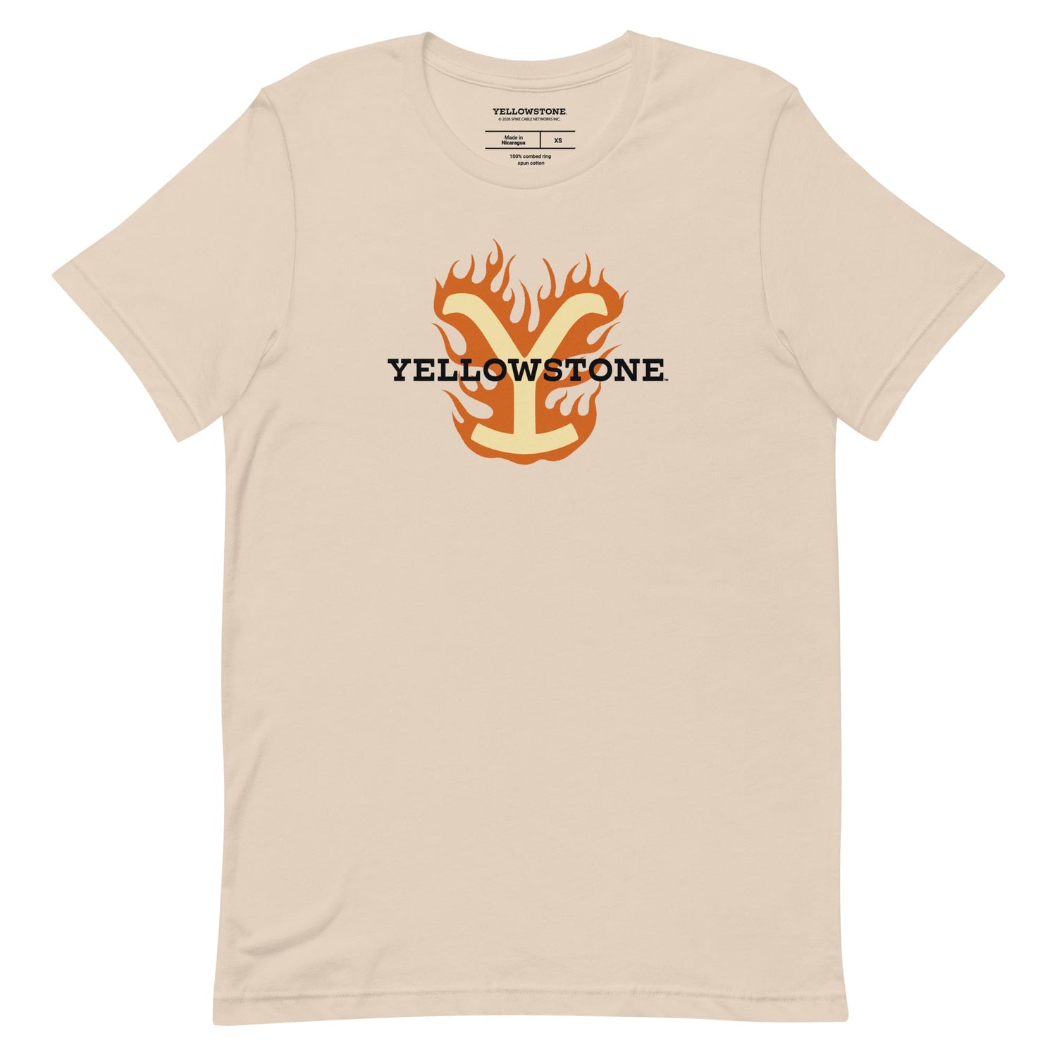 Yellowstone T-Shirt Flaming Y Retro - Paramount Shop