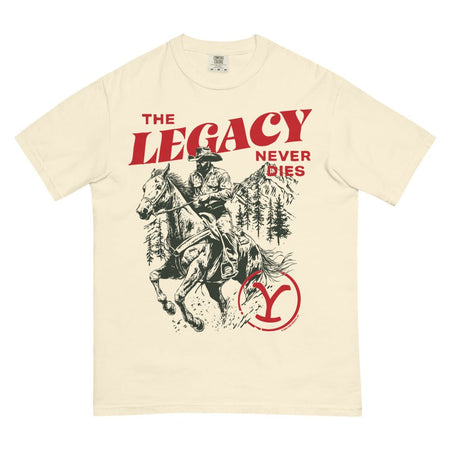 Yellowstone The Legacy Never Dies Unisex Comfort Colors T-Shirt - Paramount Shop