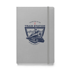 Yellowstone Train Station Bound Notebook - Silver / 5.5 in x 8.5 in