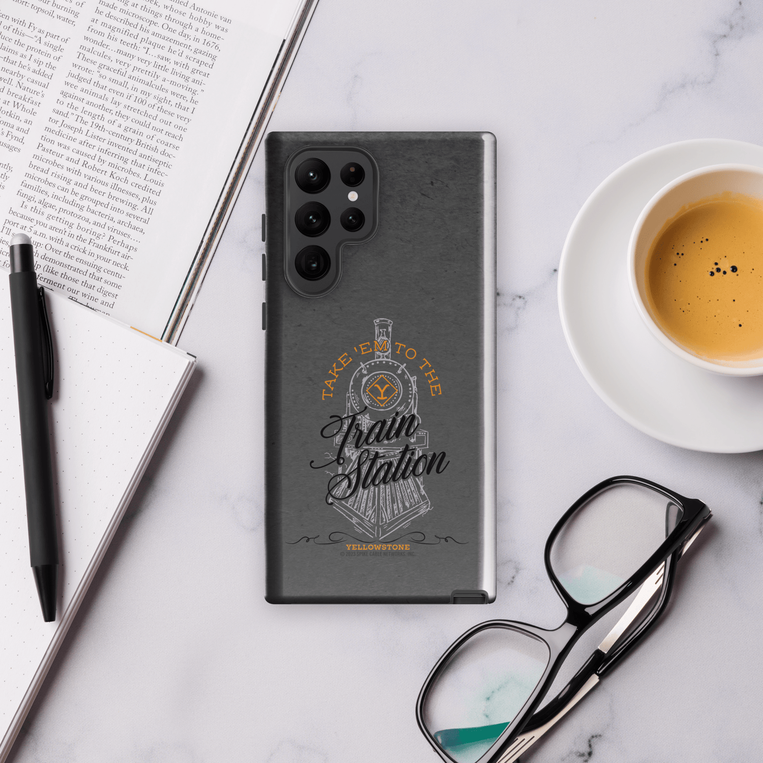 Yellowstone Train Station Tough Phone Case - Samsung - Paramount Shop