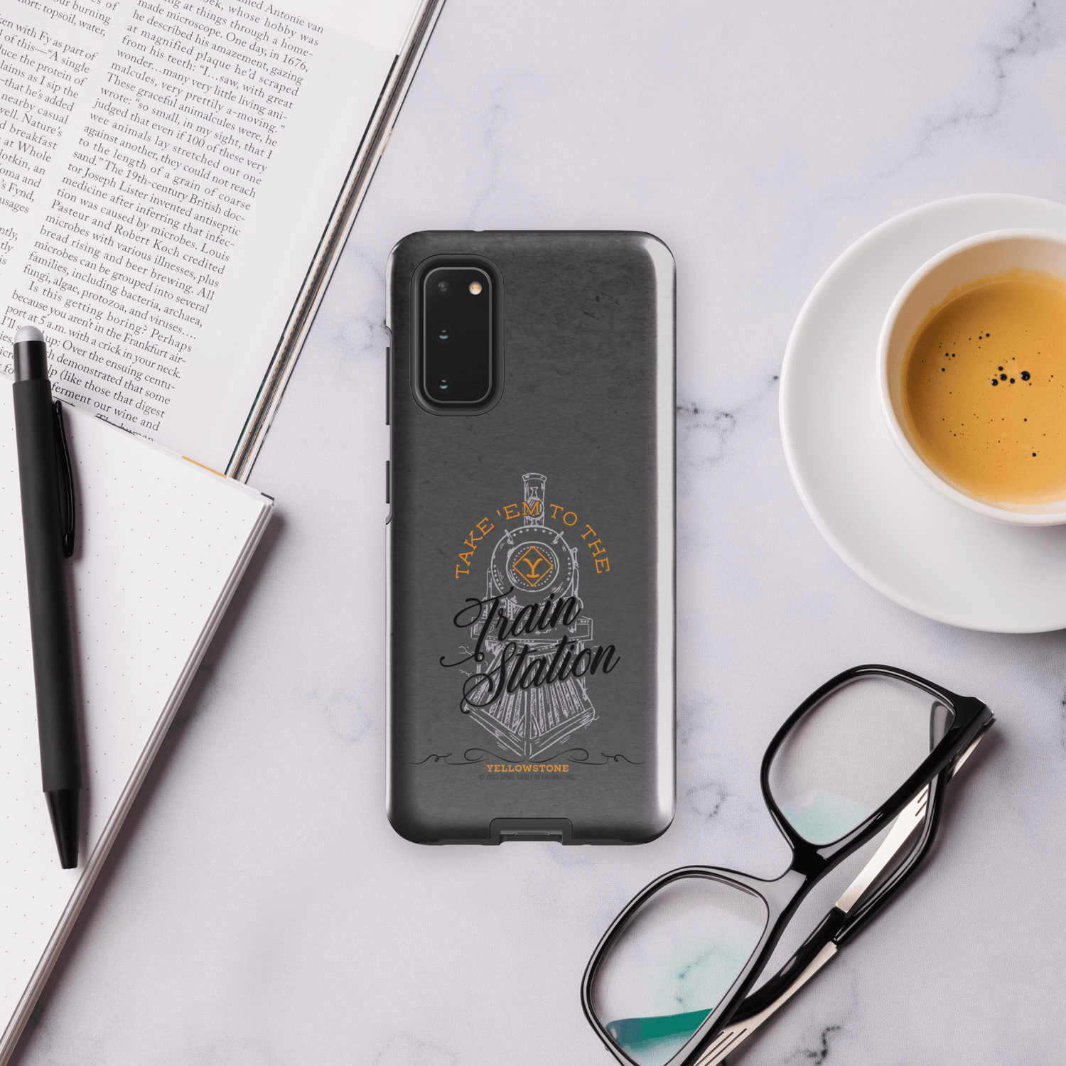 Yellowstone Train Station Tough Phone Case - Samsung - Paramount Shop