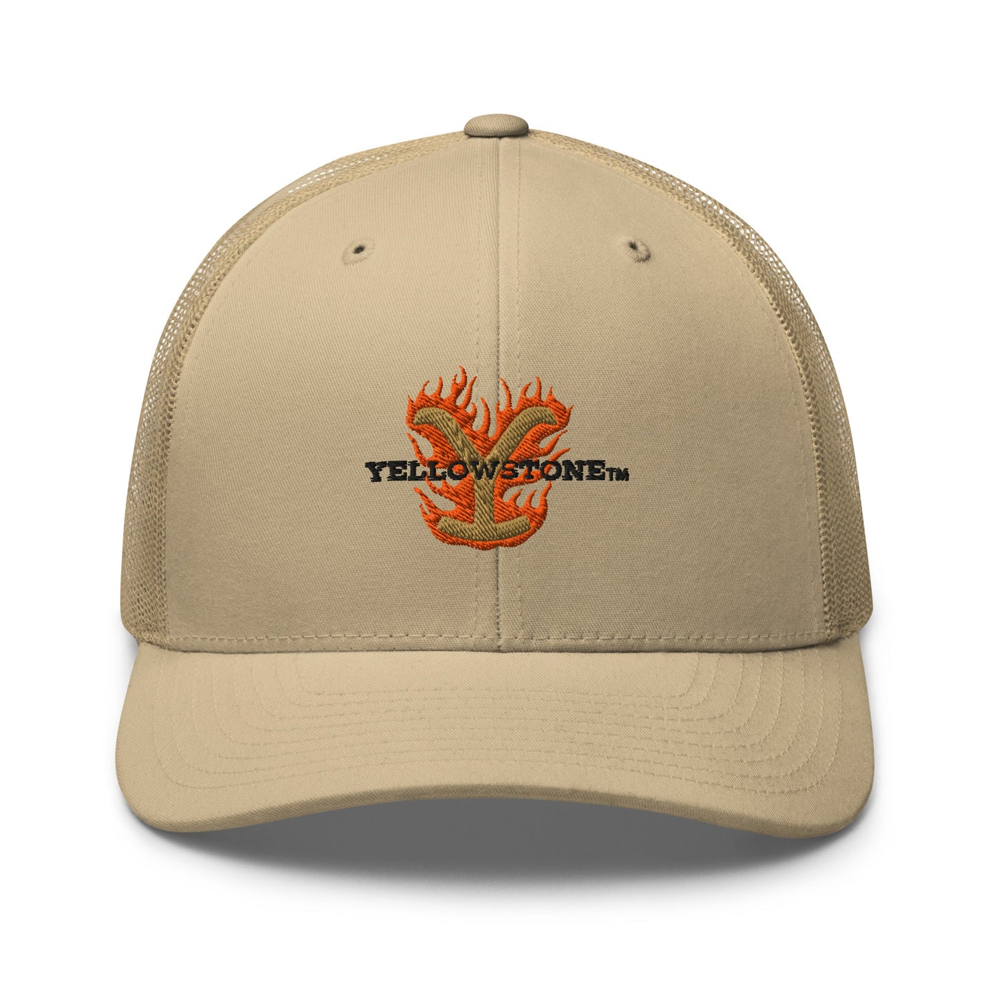 Yellowstone Trucker Hat Flaming Y Retro Embroidered - Paramount Shop