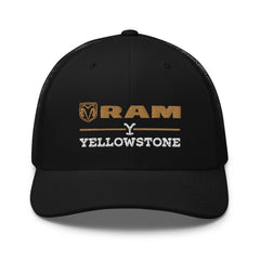 Yellowstone x Gorra Ram Trucker - Negro / Talla única