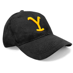 Yellowstone Y Logo 3D Puff Embroidered Hat - Black / One Size